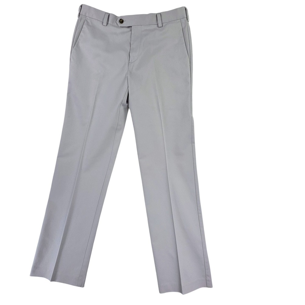 Roundtree &‎ Yorke Flat Front Pant Comfort Khaki 32x30